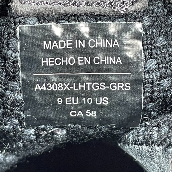 Z Zegna A-Maze Men's Size 10 Shoes Gray Black Techmerino Wool Vibram Sneaker - Picture 14 of 14